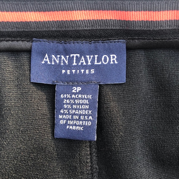Ann Taylor Black Pencil Skirt Size 2P - Picture 2 of 5